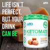 ANS Performance Ketomate Coffee Creamer With MCT Oil Powder, Delicious, Sugar Free Creamer For Coffee, Tea & Shakes, Perfect Keto Energy Powder, Milk Substitute, 20 Servings, 15oz, Salted Caramel