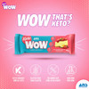 ANS Performance KetoWow Bars - Low Carb Protein Bars - Keto-Friendly - 3g Net Carbs & 1g Sugar - Gluten Free - Naturally Sweetened Nutrition Bars - Lemon Strawberry Cheesecake, 12 x 40g Bars Per Box