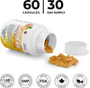 AzmaBiotech Synbiotic | Turmeric 500 mg + Probiotic 10 Billion | 60 Vegan Capsules