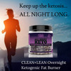 CLEAN+LEAN ALL NIGHT KETO: First Ever Overnight Ketogenic Fat Burner & Sleep Aid | Keto boosters+Coconut Oil + Vitamins & Immunity Complex 60 Caps