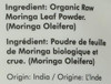 Ecoideas Organic Moringa Powder, 227g