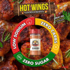 Flavor God Gluten Free Zero Calories Seasoning - Great for Meal Prep, Diet (Hot Wing Seasonings) 128 gram