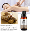 Ginger Essential Oil 30ml (1oz) - 100% Pure Therapeutic Grade for Aromatherapy Diffuser, Massage, Skin Care