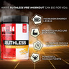 Iron Brothers Ruthless Preworkout Powder Supplement for Men & Women - Creatine Free - Sustainable Performance Energy & Workout Focus, Superhuman Pre Workout - 40 Serve - Nitric Oxide Booster -PARENT (Orange Creamsicle)