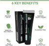 Teeth Whitening Charcoal Toothpaste - 1 Soft Bamboo Toothbrush & Tongue Scraper Included - DESTROYS BAD BREATH - Best Activated Natural Black Charcoal Toothpaste Kit - MINT FLAVOR - Herbal Decay Treatment - REMOVES All TEETH STAINS- NO MESS