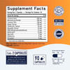 Turmeric Curcumin Supplement Complex - Turmeric Curcumin with Ginger, BioPerine Black Pepper, Boswellia, Glucosamine - 95% Standardized Curcuminoids - Joint Support Supplements*, 90 Capsules