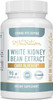 White Kidney Bean Carb Blocker (90 Caps, 45-Day Supply) 100% White Kidney Bean Extract Carb Blocker Supplements for Weight Loss, Keto & Appetite Control* - Vegetarian, Gluten-Free, 3rd-Party Tested