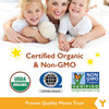 YYUX Certified Organic D3 Drops for Kids 4+, 600 IU - Non-GMO Project Verified - 180 Drops, 6 Month Supply
