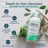 3-In-1 Head to Toe Nourishing Cleanser Mint & Eucalyptus 32 Oz By Kirk's Natural Products