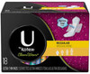 U By Kotex Clean Wear Pads Regular 18 Each By U By Kotex