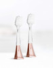 Supersmile Zina45 Replacement Brush Heads for Sonic Pulse Toothbrush