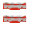 StyleCraft Replacement Set of 2 Red Forged Cutters for Absolute Zero Shaver