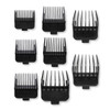 StyleCraft Professional Dub Magnetic Hair Clipper Guards from 1/16 to 3/4" Premium Neodymium Black