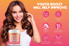Skinny Boost - Youth Boost Advanced Multi-Collagen Powder - 5 Types of Hydrolyzed Collagen Peptides for Hair, Skin, Nails & Joints. Fast Dissolving, Grass Fed, Keto Friendly - Unflavored(58 Servings)
