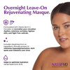 NassifMD Dermaceuticals Refreshing & Brightening Overnight Illuminating Masque Leaves Skin Soft & Refreshed 4 fl oz