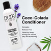 Pure Blends Coco-Colada Shampoo & Conditioner Duo | For Daily Use | Neutral-No Color Duo For In Between Color Depositing Washes | Balances Color & Repairs Dry, Damaged Hair | 8.5 Oz.