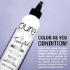 Pure Blends Tempted Silver Intense Color Depositing Conditioner | Brighten & Tone Color Faded Hair | Semi Permanent Hair Dye | Prevents Color Fade | Extend Vibrant Color Tones To Dyed Hair | 8.5 Oz.