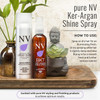 Pure NV Ker-Argan Shine Spray | Enriched with Natural Vitamins, Botanicals, Keratin, Collagen & Argan Oil | Smooths & Shines | Repairs & Rejuvenates | Adds Thermal Protection | Non-Aerosol 4 oz
