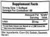 Ecological Formulas/Cardiovascular Research Lutein 20mg