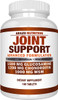 Glucosamine Chondroitin Turmeric Msm Boswellia - Joint Support Supplement for Relief 180 Tablets - Arazo Nutrition