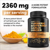 4-in-1 Turmeric Curcumin w Bioperine 2360mg (120 ct) | 95% Curcuminoids, Ginger Root, Garlic Pills, Black Pepper | Health Inflammatory Support Joint Pain Heart Health | Made in The USA (Pack of 1)