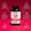 Zhou Nutrition Cran Defense, Cranberry Concentrate Urinary Tract Formula, Flush Out Impurities and Healthy Bladder Support, 3 in 1 Formula - Cranberry Extract, D-mannose, Vitamin C, Multi - 60 Count