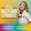 Zhou Nutrition Daily Boost Multivitamin with Probiotic, Zinc, Vitamin C, D3, B Complex for Immune Support, Energy and Digestive Health | Vegan, Gluten Free, Soy Free | 30 Servings Zhou Nutrition Daily Boost Multivitamin with Probiotic, Zinc, Vitamin C, D3, B Complex for Immune Support, Energy and Digestive Health | Vegan, Gluten Free, Soy Free | 30 Servings
