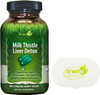 Irwin Naturals Milk Thistle Liver Detox Supports Liver Health, 60 Liquid Softgels Bundle with a Irwin Naturals Pill Case