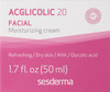 Sesderma Acglicolic 20 Moisturizing Cream, Fuchsia, 1.7 Fl Oz