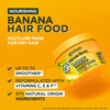 Garnier Ultimate Blends Hair Food Banana 3-In-1 Nourishing Hair Mask Conditioning Treatment Leave-In Conditioner For Dry Hair Vegan Formula 98% Natural Ingredients No Silicones 390 Ml