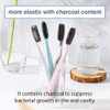 WANGTA Toothbrush 4pcs, Twice as Wide as Regular Brush Head, Wide Toothbrush, Long Brush Head, More Comfortable and Easier Brushing (Black Brush)