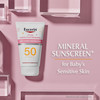 Eucerin Sun Sensitive Mineral Baby Sunscreen SPF 50, Sunscreen Lotion With Zinc Oxide Protection, 4 Fl Oz