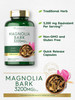 Carlyle Magnolia Bark 3200 Mg | 200 Powder Capsules | Herbal Extract Supplement | Non-Gmo, Gluten Free