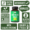 Peak Performance Aged Black Garlic Capsules. Raw Vegan Pure Odorless Extract Supplement Pills For Cholesterol, And Immune Support