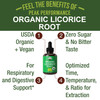 Usda Organic Licorice Root Extract Liquid Drops Supplement. Vegan Tincture For Digestion + Respiratory Health. Extracto De Regali