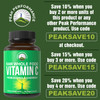 Peak Performance Raw Whole Food Natural Vitamin C Capsules From Acerola Cherry For Max Absorption. Vegan Usa Sourced Vitamin C