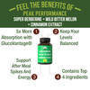 Ultra High Strength 4-In-1 Super Berberine Patented Glucovantage® + Wild Bitter Melon + Cinnamon Extract + Chromium Picolinate