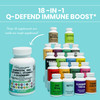 Quercetin 1000Mg Zinc 50Mg Vitamin C 1000Mg Vitamin D 5000 Iu Bromelain Elderberry - Lung Immune Defense Support Supplement