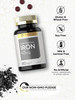 Slow Release Iron 45 Mg | 180 Tablets | Vegetarian, Non-Gmo, And Gluten Free Formula | Ferrous Sulfate Mineral Supplement