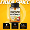 Dedicad 27In1 Fiber And Spice Supplement 30000Mg - Combined With Organic Psyllium, Whole Apple, Elderberry & More - Support Mood
