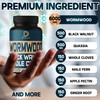 Dedicad Wormwood Extract 8050Mg Per Serving - 3 Month Supply - 90 Capsules - 12 Herbs Blended Black Walnut Hulls, Clove & More