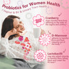 Probiotics For Women Digestive Health, Womens Probiotic For Gut Health With D-Mannose & Cranberry, 100 Billion Cfus For Skin