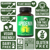 Peak Performance Apigenin Supplement Powerful Vegan Bioflavonoid Capsules For Relaxation, Sleep, Prostate Support. Non Gmo