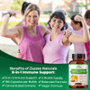 Zazzee Extra Strength 8-In-1 Immune Support, 1400 Mg Per Capsule, 180 Vegan Capsules, 1000 Mg Vitamin C, 1000 Iu Mg D3, Zinc