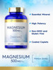 Magnesium 500Mg | 400 Coated Caplets | Vegetarian, Non-Gmo, And Gluten Free Supplement | By Carlyle