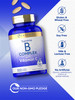 Carlyle Vitamin B Complex Plus Vitamin C | 300 Caplets | Vegetarian, Non-Gmo And Gluten Free Supplement
