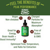 Ionic Liquid Zinc Sulfate Drops. Ultra High Absorption Compared To Other Vegan Zinc Supplements. For Immune Support, Brain, Energ