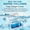 Nature Target Marine Collagen Peptides Powder 35 Servings - Type I, Iii Hydrolyzed Collagen Peptides With Probiotics, Vitamin C