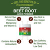 Organic Beet Root Powder - Ultra High Purity Super Food Beets Juice Powder. 100% Pure Nitric Oxide Boosting Beetroot Supplement