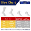 Physicians' Choice Diabetic Socks Unisex Diabetic - Over The Calf Socks For Men & Women 12 Pack - Grey - Size 13-15 (M) / 15-17